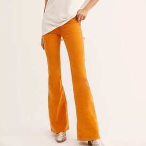 Free People Pull On Corduroy Flare